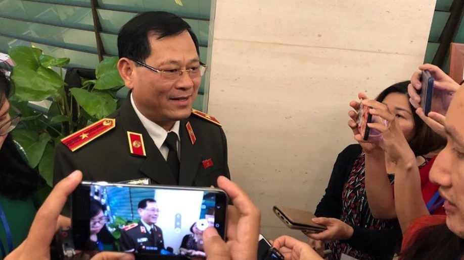 Thiếu tướng Nguyễn Hữu Cầu, Giám đốc công an tỉnh Nghệ An. 