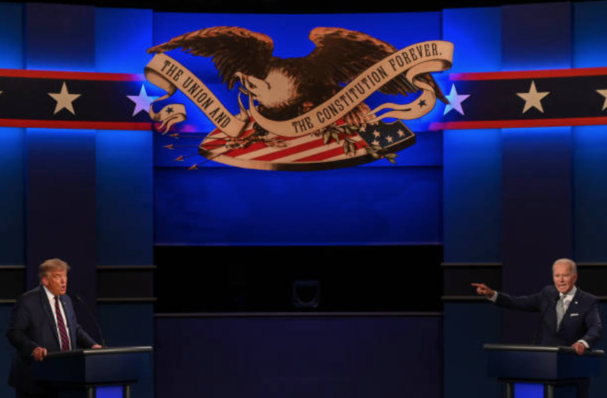 Các ứng cử viên Tổng thống và vòng tranh luận lần 1. Ảnh: GettyImages
