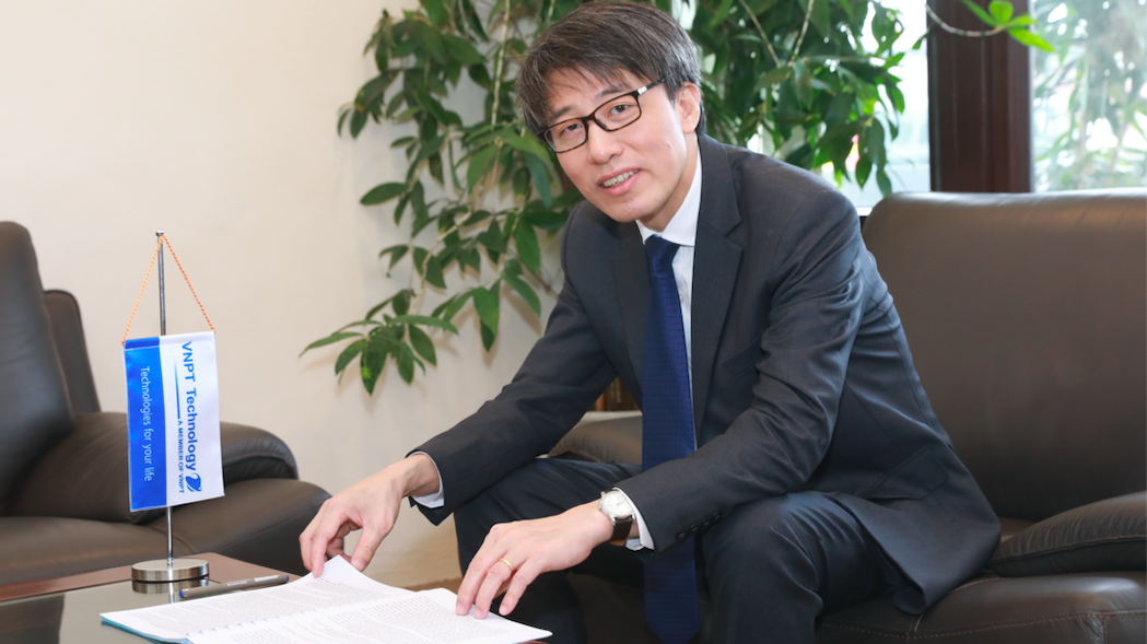 Tổng giám đốc Công ty VNPT Technology Trần Hữu Quyền.