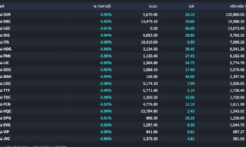 Xả hàng ồ ạt, VN-Index giảm sâu nhất 1 tháng