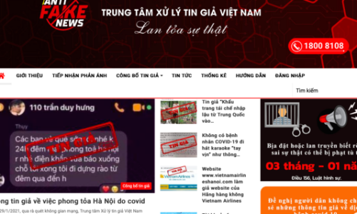 Phát hiện hàng loạt tin giả liên quan đến dịch Covid-19