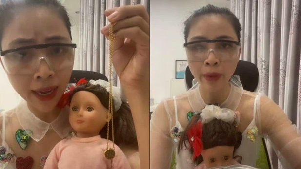 Nội dung phản cảm mà Thơ Nguyễn đã đăng trên mạng xã hội TikTok.