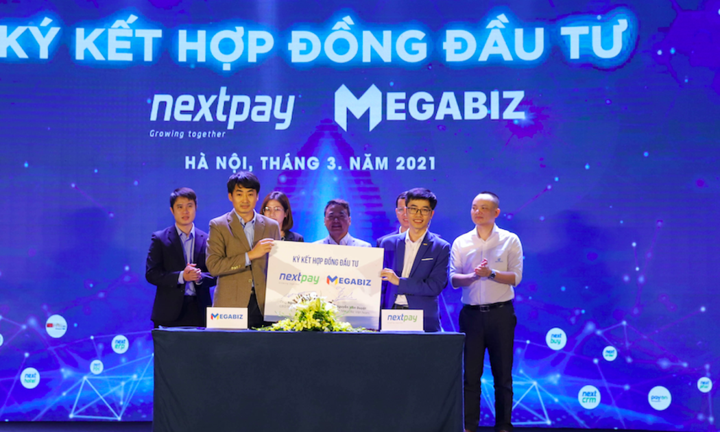 Lễ ký kết hợp đồng đầu tư vào 3 start-up của Nexttech sáng 31/3.