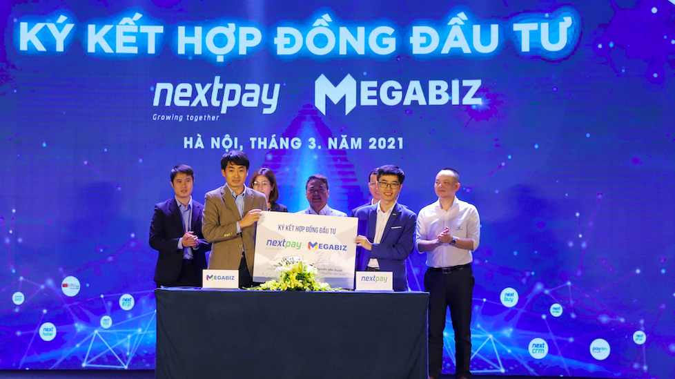 Lễ ký kết hợp đồng đầu tư vào 3 start-up của Nexttech sáng 31/3.