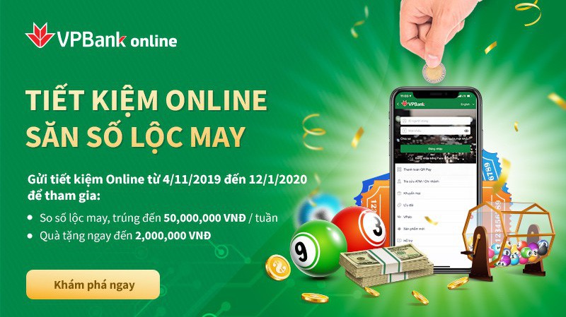 Vào thứ 2 hàng tuần, VPBank sẽ công bố bộ số lộc may. Thứ 5 tuần kế tiếp, danh sách các khách hàng may mắn trúng thưởng sẽ được thông báo trên trên website chương trình.