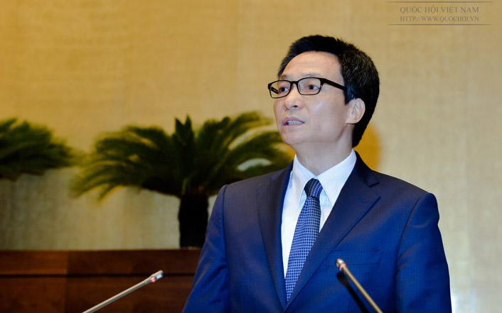 Ông Vũ Đức Đam là phó thủ tướng duy nhất đăng đàn trong các phiên chất vấn từ sáng 15/11, ở kỳ họp này.<br>