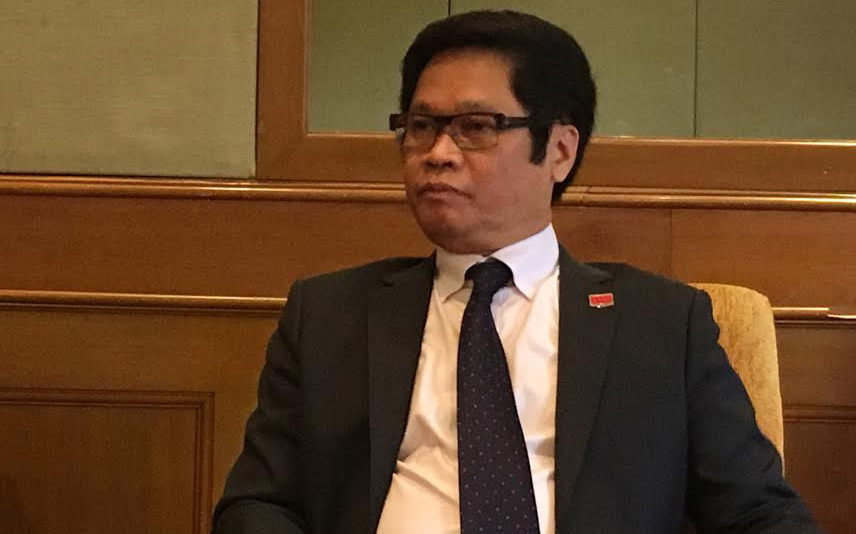 Chủ tịch VCCI Vũ Tiến Lộc tại cuộc gặp báo chí chiều 4/12.