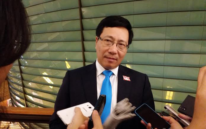 Phó thủ tướng - Bộ trưởng Bộ Ngoại giao Phạm Bình Minh.