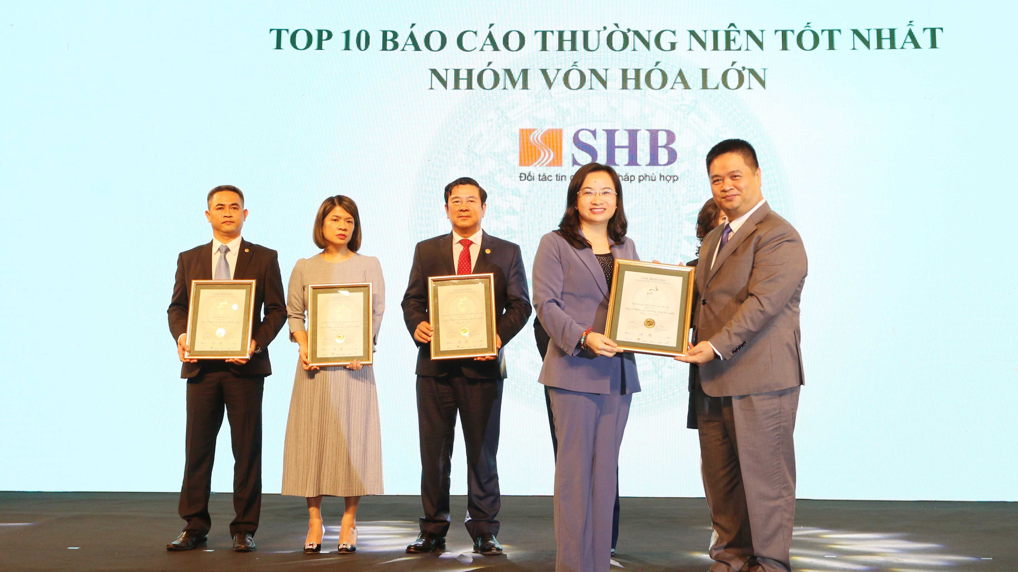 Kết quả này là sự nỗ lực, cải thiện, sáng tạo không ngừng của SHB và có sự thăng hạng vượt bậc so với thành tích trong top 30 năm 2019.