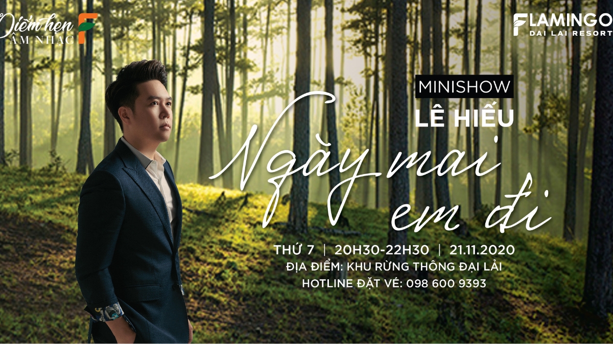 Minishow Lê Hiếu - "Ngày mai em đi" là đêm diễn đầu tiên của Điểm hẹn âm nhạc F.