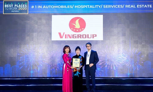 Vingroup được bình chọn là nơi làm việc tốt nhất Việt Nam năm 2020