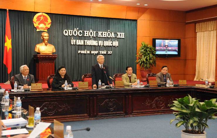 Ủy ban Thường vụ Quốc hội đã kết thúc phiên họp thứ 37.
