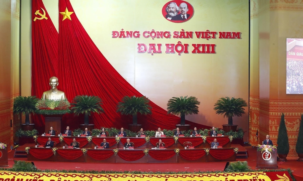 Đại hội đại biểu toàn quốc lần thứ XIII của Đảng khai mạc trọng thể tại Trung tâm Hội nghị Quốc gia Mỹ Đình, Hà Nội.