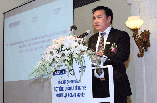 Ông Lê Mạnh Thường, Chủ tịch Hội đồng Quản trị kiêm Tổng giám đốc Fortex.