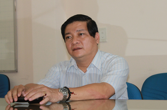 Ông Phan Hải, Giám đốc Công ty giày B.Q, Phó chủ tịch Hội Doanh nhân trẻ thành phố Đà Nẵng - Ảnh: Vĩnh Hoàng.