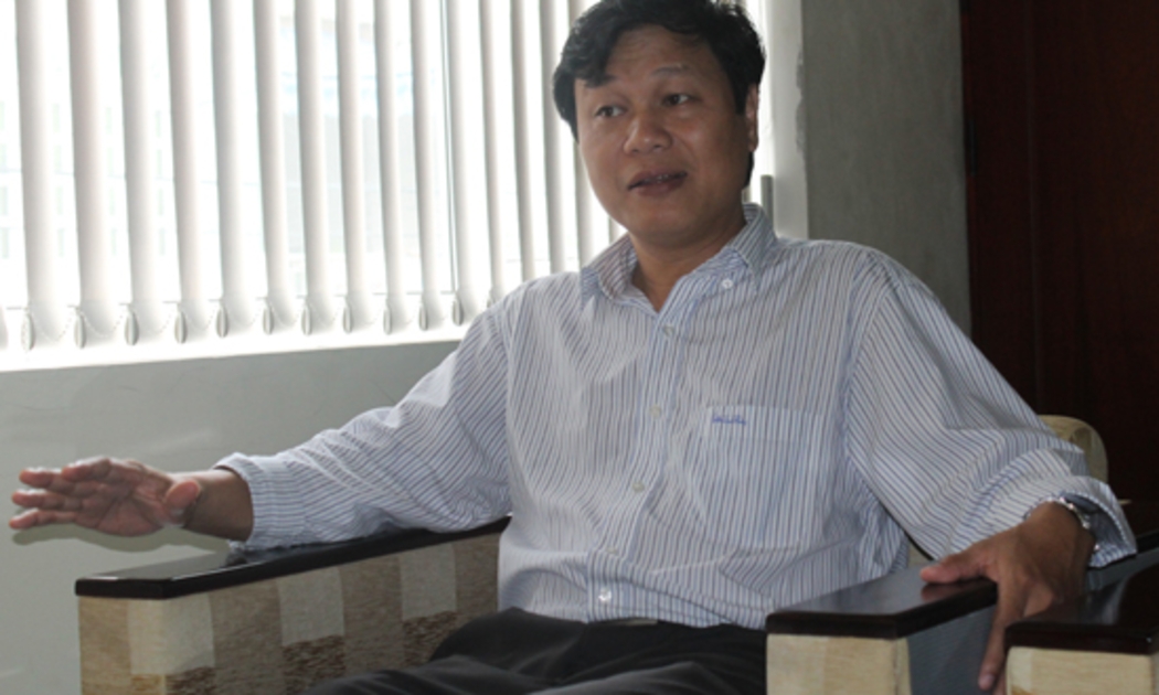 Phó chủ tịch Hội Doanh nhân trẻ Việt Nam, Chủ tịch Hội Doanh nhân trẻ Đà Nẵng Lê Văn Hiểu - Ảnh: Vĩnh Hoàng.