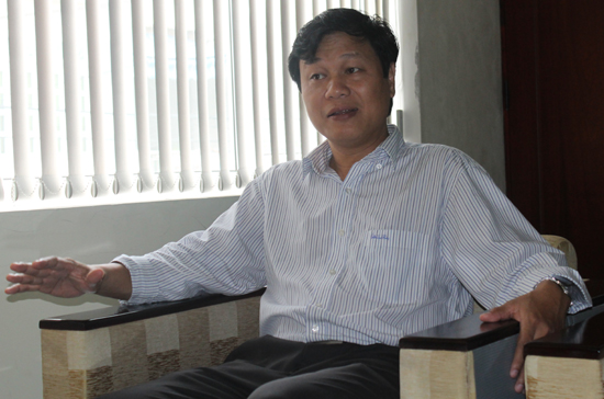 Phó chủ tịch Hội Doanh nhân trẻ Việt Nam, Chủ tịch Hội Doanh nhân trẻ Đà Nẵng Lê Văn Hiểu - Ảnh: Vĩnh Hoàng.