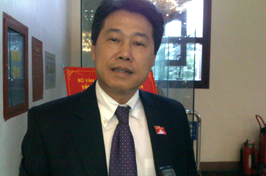 Phó chủ nhiệm Ủy ban Tài chính - Ngân sách Đinh Văn Nhã: Quan trọng là phải cơ cấu lại căn bản cơ cấu chi ngân sách Trung ương - Ảnh: Hải Hà. 