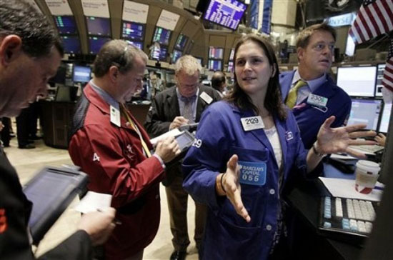 Phố Wall tăng nhẹ - Ảnh: AP.