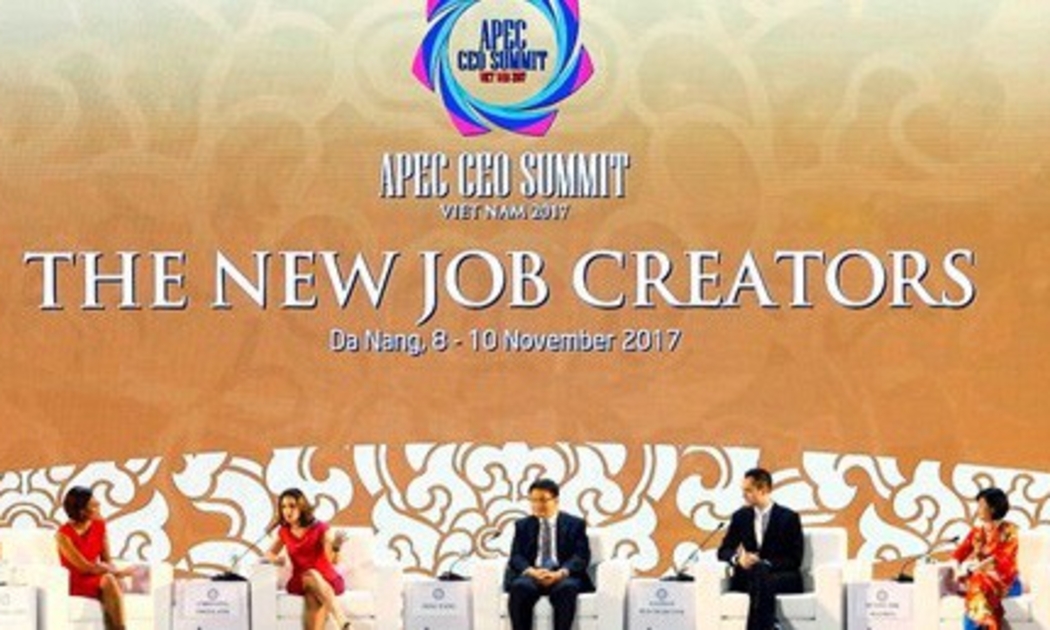 APEC CEO Summit 2017 tại Đà Nẵng. Ảnh TTXVN