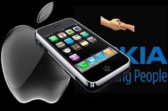 Nokia hòa hoãn với Apple.