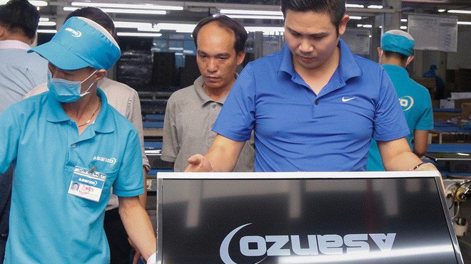 Asanzo đang bị vướng nghi án thay đổi xuất xứ hàng hoá