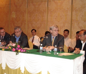 Đại diện một số đối tác nước ngoài của ATIP tại cuộc hội thảo gần đây - Ảnh: Đăng Long.