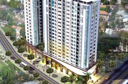 Phối cảnh tổng thể dự án Âu Cơ Tower.