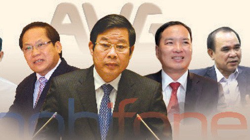 Từ trái qua: ông Trương Minh Tuấn, ông Nguyễn Bắc Son, ông Lê Nam Trà, ông Cao Duy Hải - Ảnh: TT.