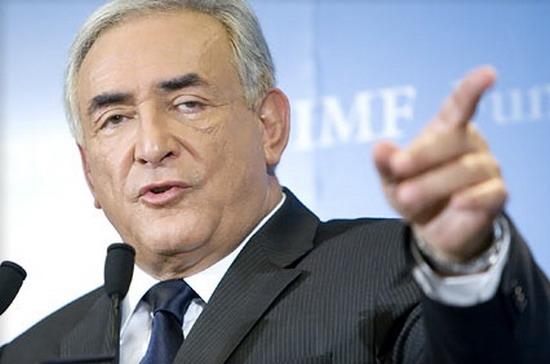 Giám đốc Quỹ Tiền tệ Quốc tế Dominique Strauss-Kahn - Ảnh: AP.