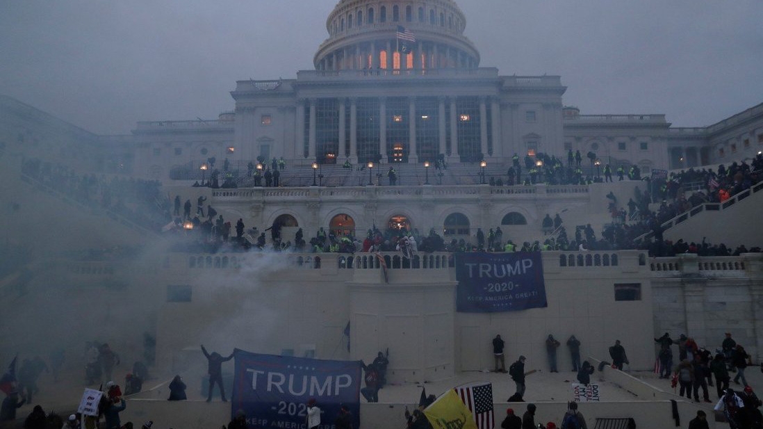 Trung Quốc phát cảnh báo với công dân nước này tại Mỹ sau các cuộc biểu tình tại Washington ngày 6/1 - Ảnh: Reuters