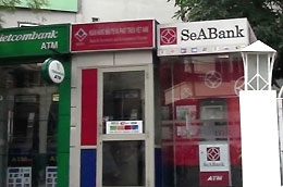 Hệ thống ATM của SeABank được phát triển với đối tác là Tập đoàn Diebold.