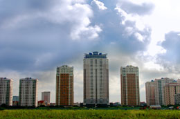 Khá nhiều khu chung cư hiện nay đã được chủ đầu tư sử dụng một phần diện tích cho thuê văn phòng.