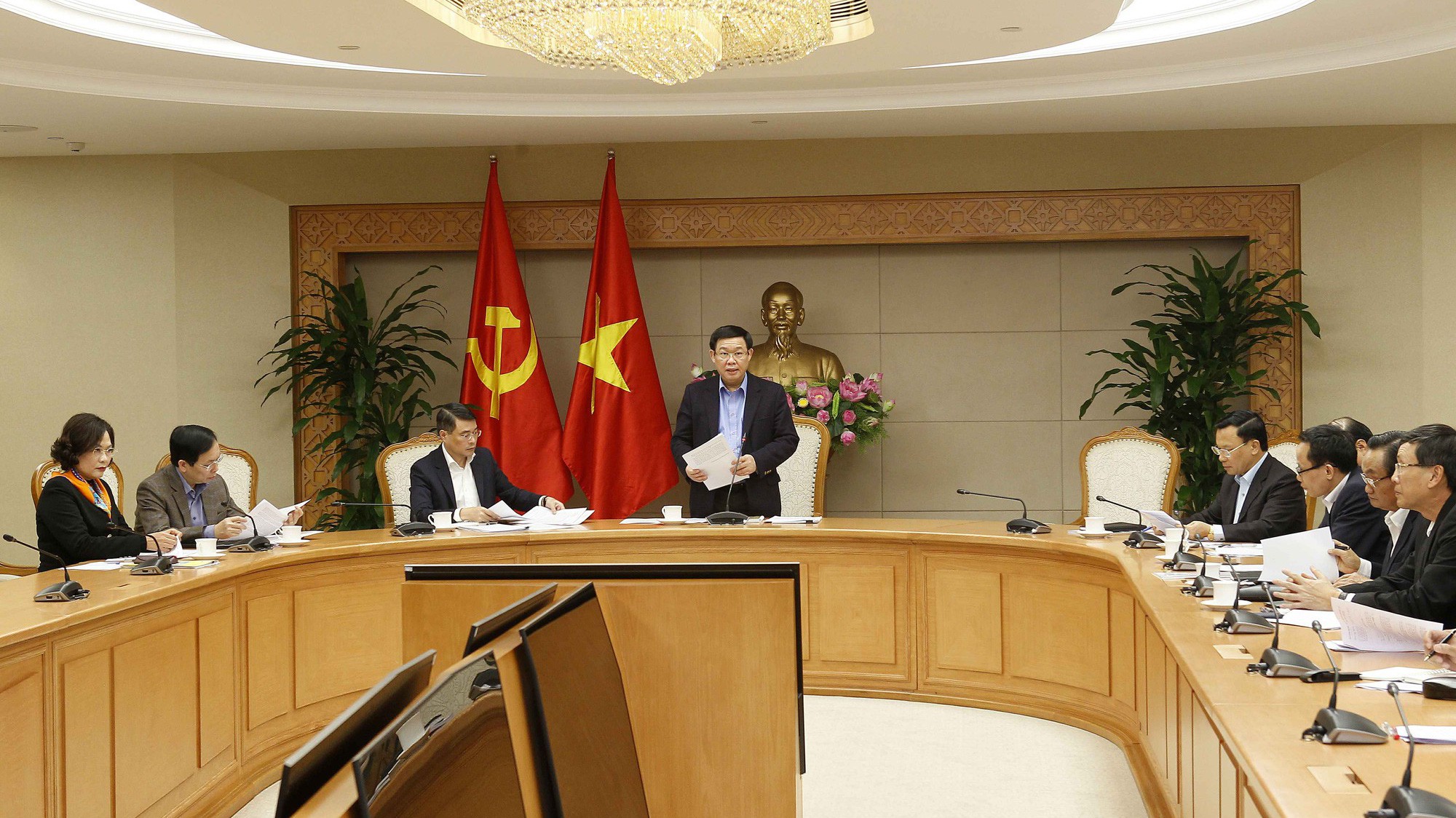 Hội đồng Tư vấn chính sách tài chính, tiền tệ quốc gia họp phiên quý 4/2017 chiều 26/12.