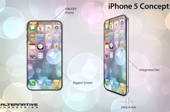 Một trong những hình ảnh "rò rỉ" về iPhone 5.