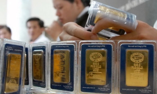 Giá vàng lên 34,3 triệu đồng/lượng, USD tự do qua ngưỡng 21.000 đồng 