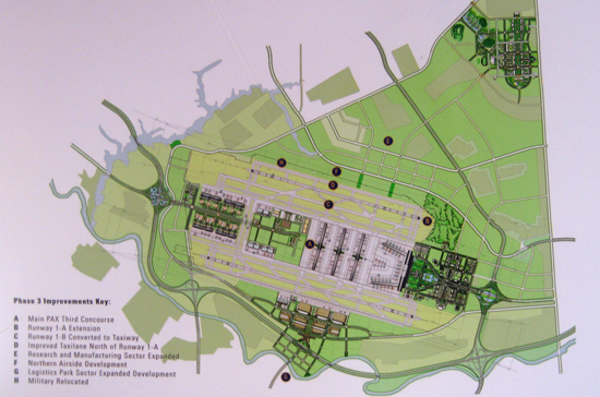 Dự thảo quy hoạch giai đoạn 3 của dự án.