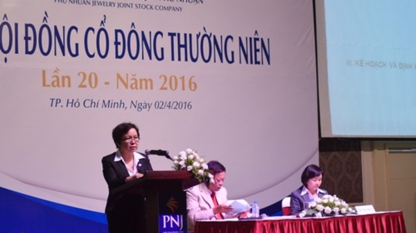 Cổ đông PNJ đồng thuận 99,99% nghị quyết đại hội