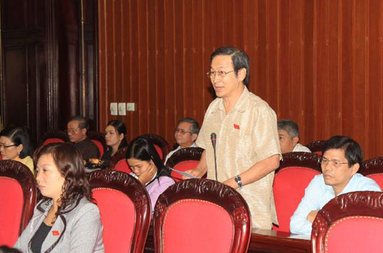 Nhiều đại biểu nhắc đến Vinashin tại phiên chất vấn Bộ trưởng Bộ Tài chính - Ảnh: TTXVN.