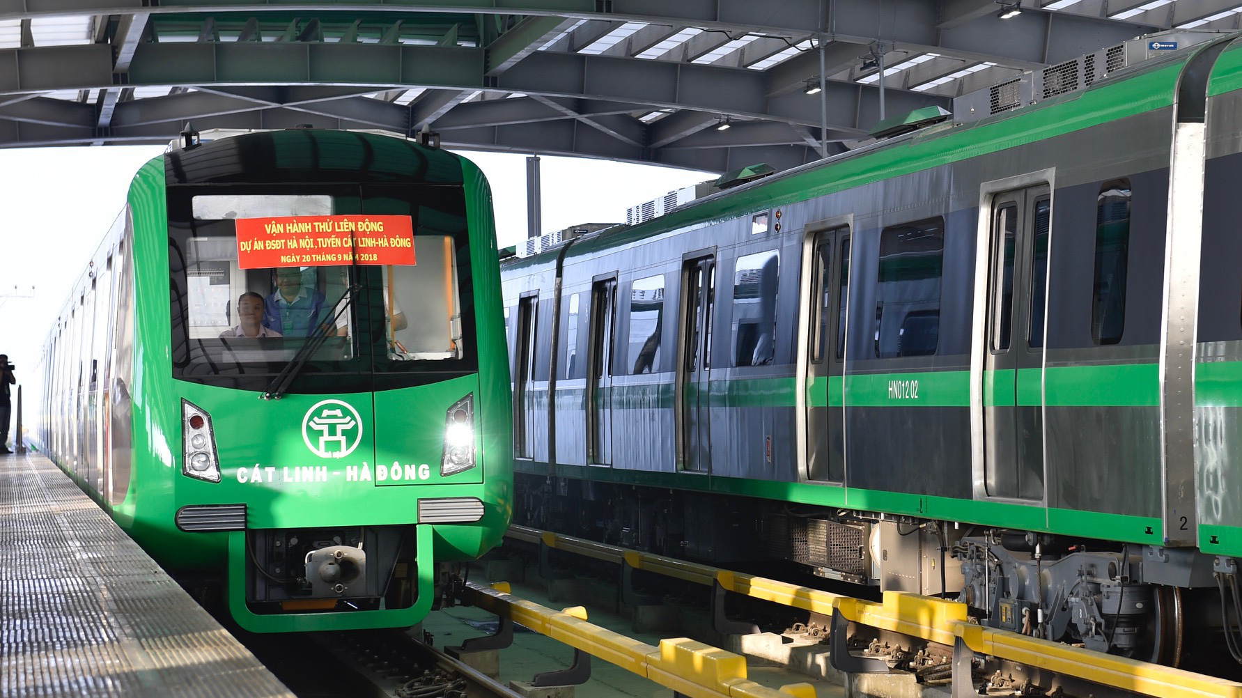 Tuyến đường sắt đô thị Cát Linh - Hà Đông hiện đã lỡ hẹn 8 lần - Ảnh: VGP. 