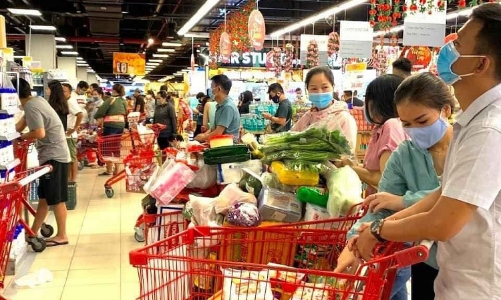 Bán lẻ hàng hoá và dịch vụ tiêu dùng tháng 2 giảm