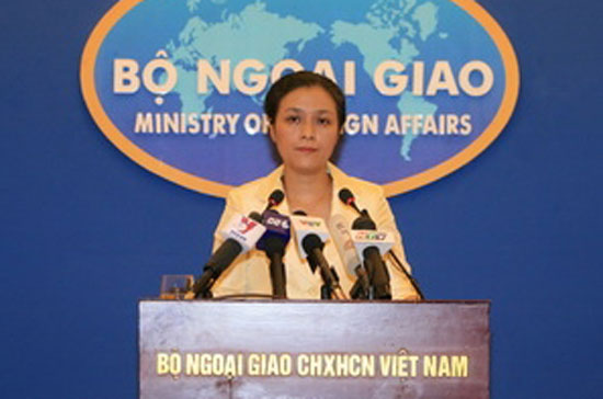 Người phát ngôn Bộ Ngoại giao Nguyễn Phương Nga - Ảnh: Thống Nhất (TTXVN)