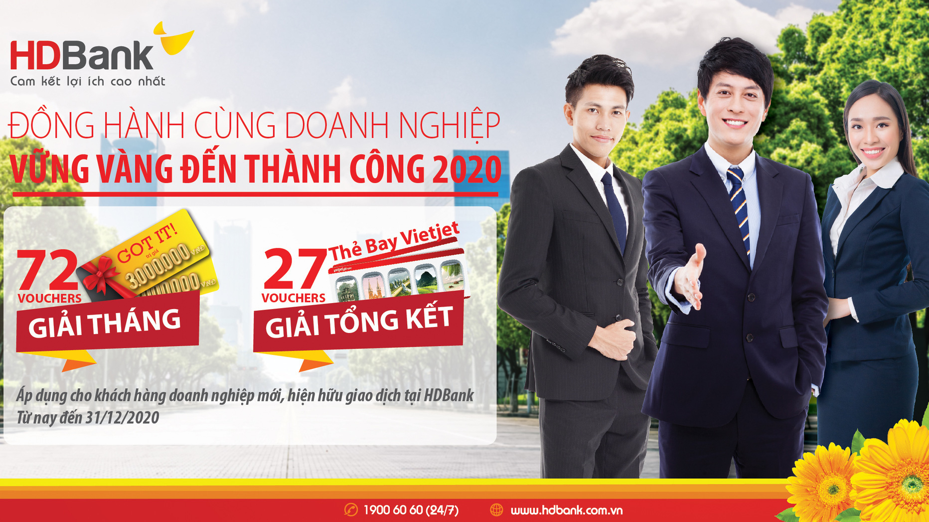 Chương trình diễn ra trên hơn 300 điểm giao dịch của HDBank trên toàn quốc.