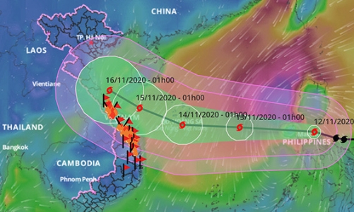 Công điện của Thủ tướng ứng phó với bão số 13