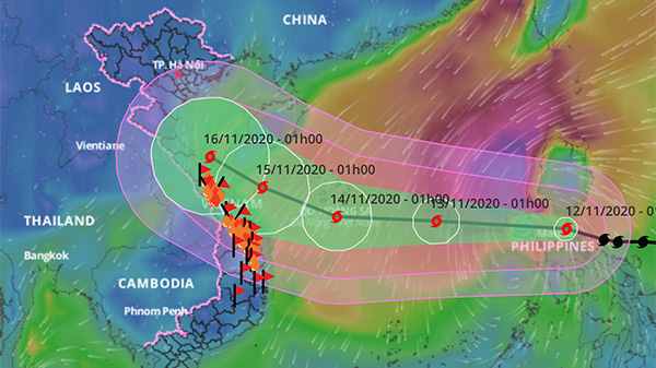Diễn biến của bão còn rất phức tạp, hướng di chuyển không ổn định, cần theo dõi chặt chẽ, đề phòng bão đổi hướng, đổ bộ vào đất liền sớm hơn hoặc muộn hơn dự báo.