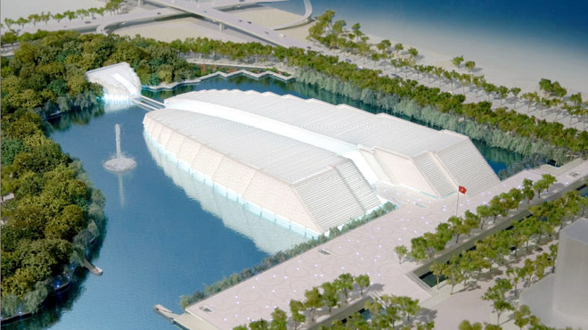 Quy mô Bảo tàng quốc gia.