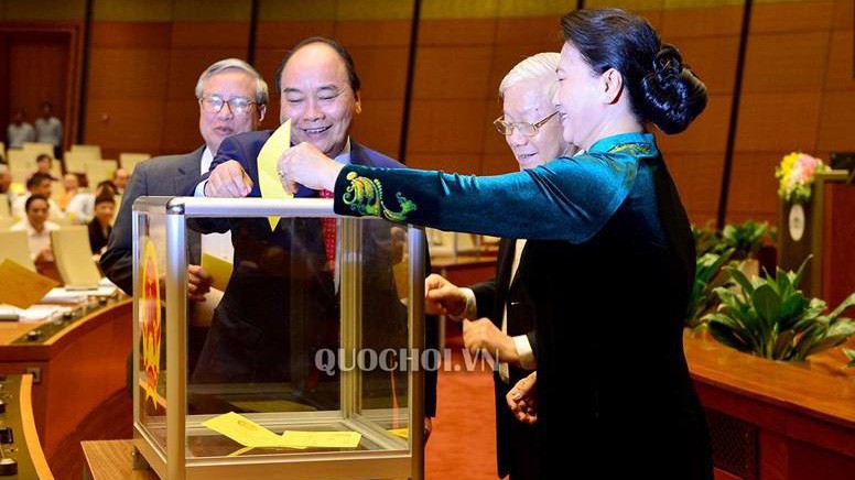 Quốc hội bỏ phiếu bầu Chủ tịch nước 