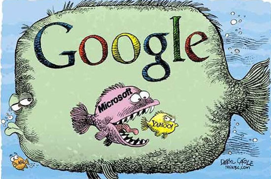 Google đã thâu tóm được 23 doanh nghiệp trong năm 2010.