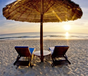 Sandy Beach Resort nằm tại bãi biển Non Nước, Đà Nẵng.