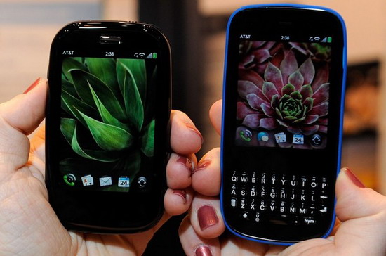 Palm ra mắt mẫu điện thoại mới hôm 24/3/2010 tại Mỹ - Ảnh: Getty.